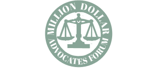Gilbert Law Firm - Top-Rated Car Accident Attorney Town and Country WA - million dollar advocates forum badge